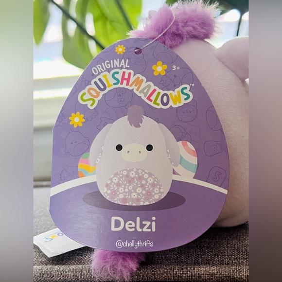 Squishmallow Delzi the Donkey Clip - Picture 3 of 3